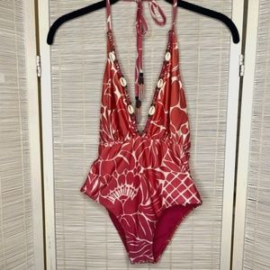 Farm Rio Embroidered Graphic One Piece